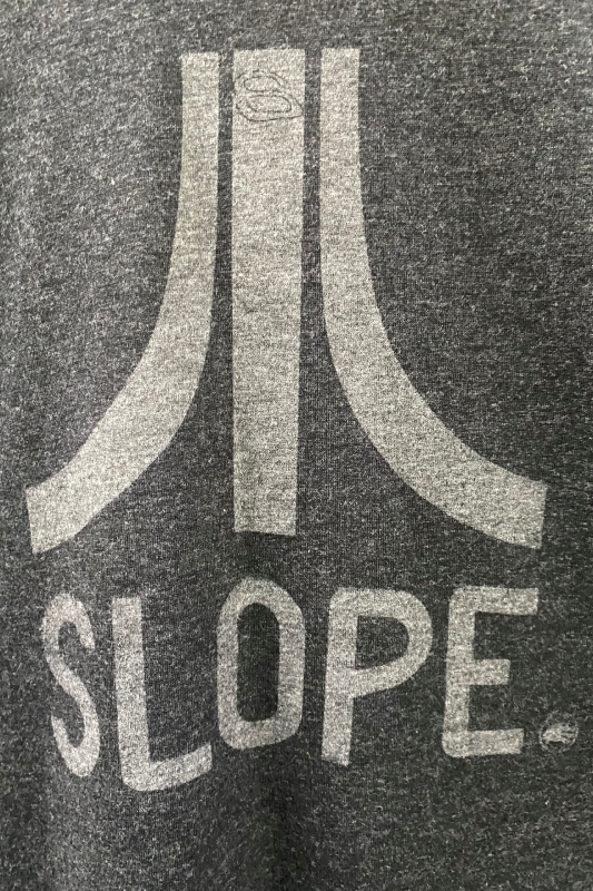 Slope 8-bit Shirt - Vintage Black