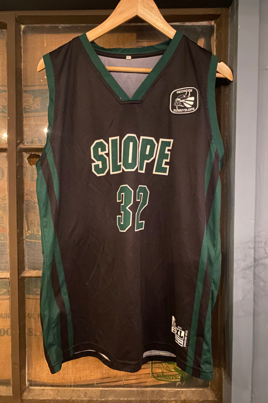 Slope Basketball Jersey - Black italic