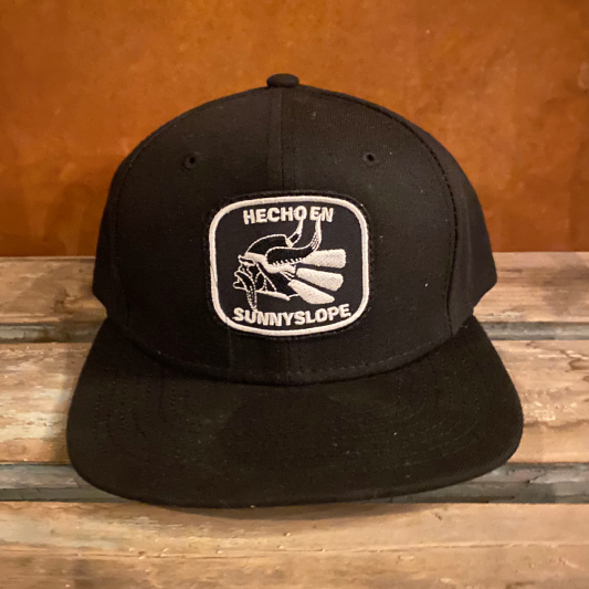 New Era Black Patch Hat