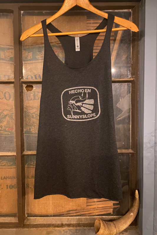 Ladies Vintage Black Tank