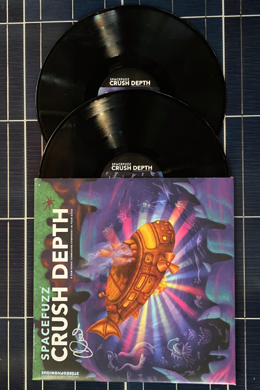 SPACEFUZZ - Crush Depth. Autographed Double Vinyl